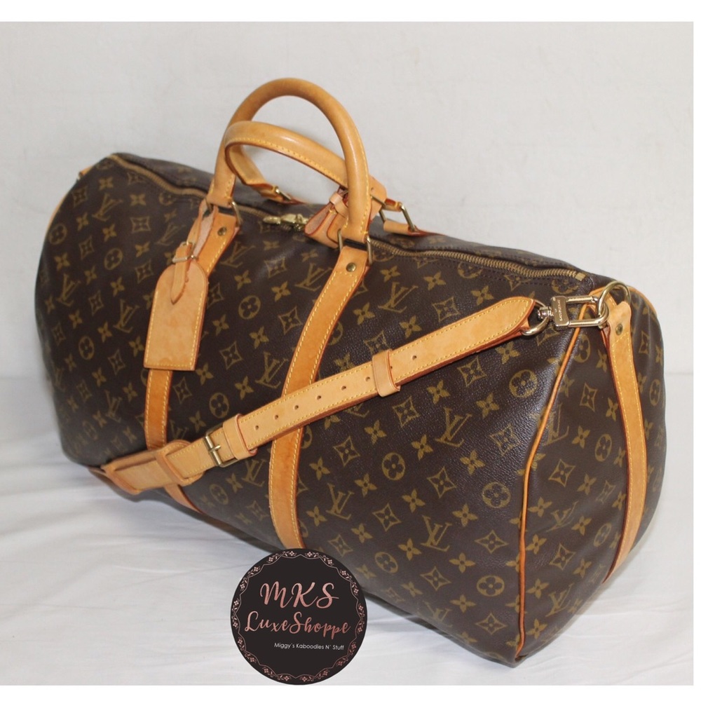 LOUIS VUITTON Monogram Keepall 50 Bandolier